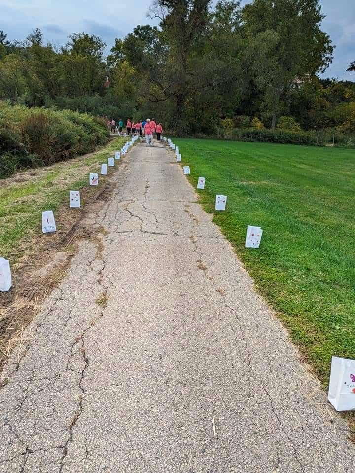 People walking for the Sole Burner event